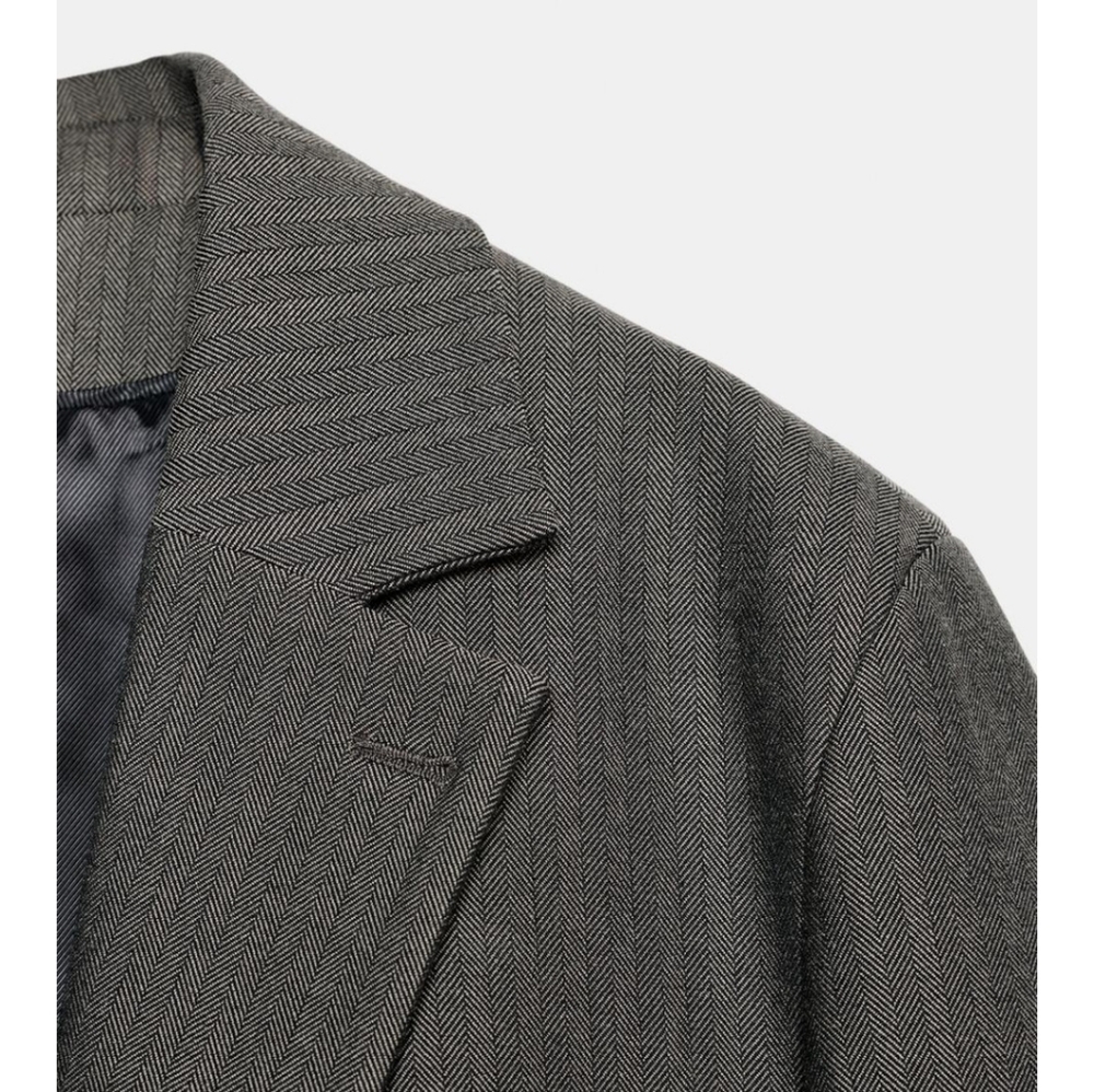 Zara OVERSIZED MULTI-POSITION BUTTON BLAZER Size M/L - Picture 12 of 17